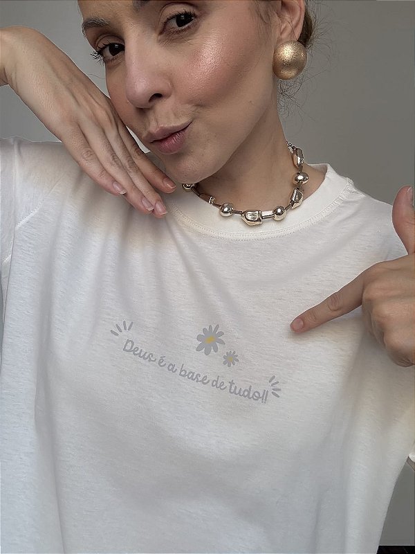 Tshirt Meia Malha A Base De Tudo Natalia @usemika Feminino