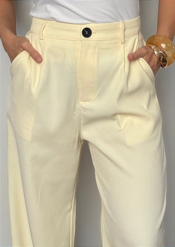 Calça Alfaiataria Wide Leg Paula @usemika Feminino