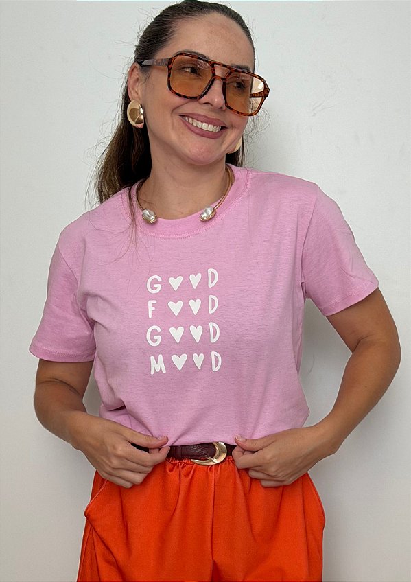 Tshirt Meia Malha Good Food Natalia @usemika Feminino