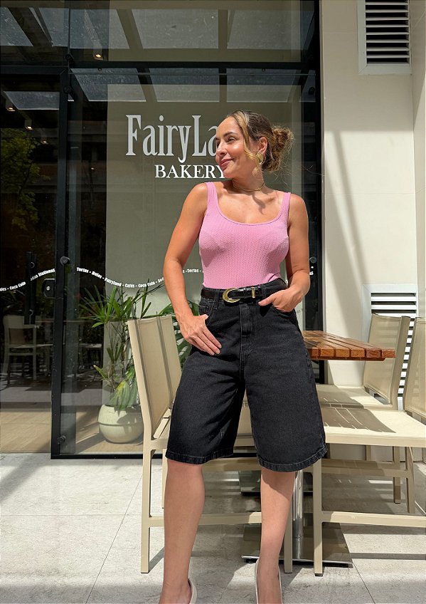 Jorts Jeans Feminino Mila @usemika Feminino