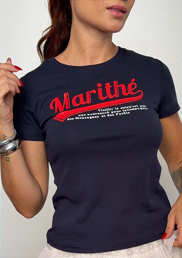 Tshirt Malha Premium Marithé Joana @usemika Feminino