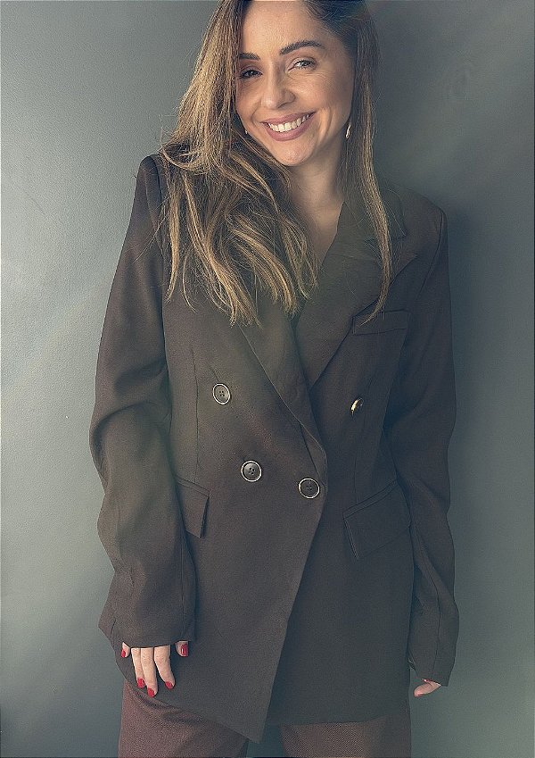 Blazer Alfaiataria Marant Transpassado Laís @usemika Feminino