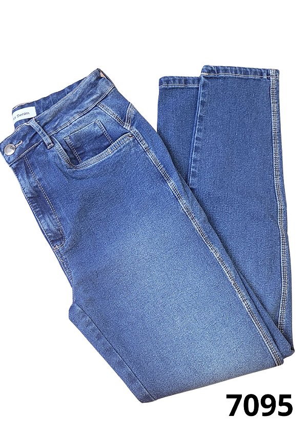 Calça Jeans Skinny 7095 @usemika Feminino