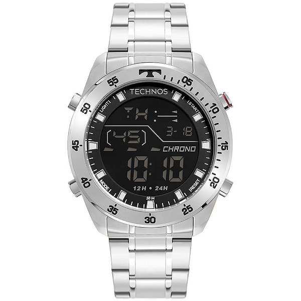 Relógio Technos Masculino Digital BJ3589AA/1K.