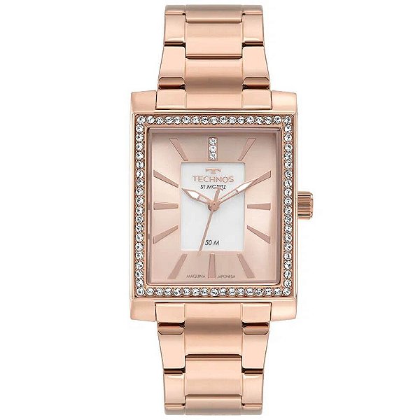 Relógio Technos Feminino St. Moritz 2039DN/1J Rosé.