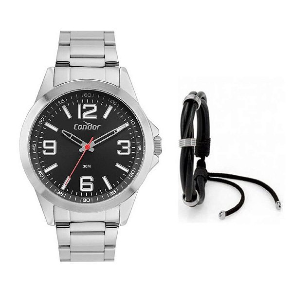 Relógio Condor Masculino COPC21AEEM/K4P + pulseira