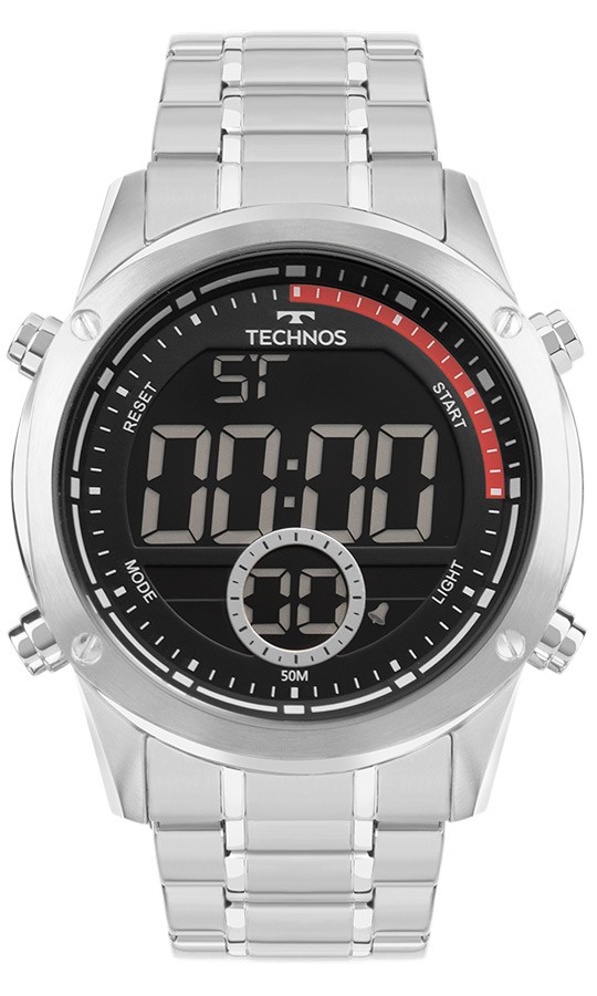 Relógio Technos Masculino Digital BJ3463AA/1K.