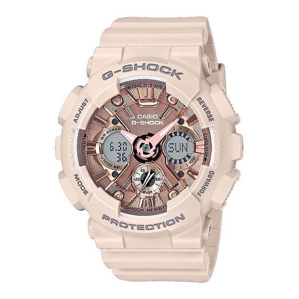 Relógio Casio feminino G-Shock GMA-S120MF-4ADR.