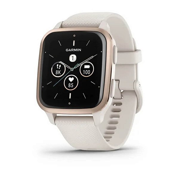 Relógio Smartwatch Garmin Venu SQ 2 Music com Monitor Cardíaco de Pulso e GPS