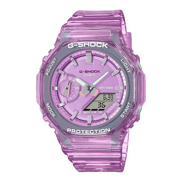 Relógio Casio Feminino G-Shock GMA-S2100SK-4ADR Skeleton