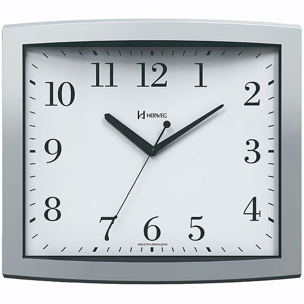 Relógio de Parede Herweg 6900-070 Prata 31,6x37,1 cm
