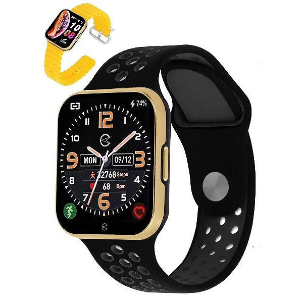 Relógio Smartwatch Champion CH50033Z - Troca Pulseira