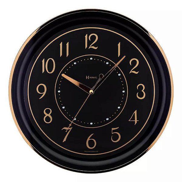 Relógio de Parede Herweg 6845 Sofisticado 35cm Strass