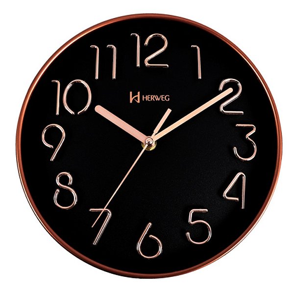 Relógio de Parede Herweg 6480-330 Quartz Redondo 25cm