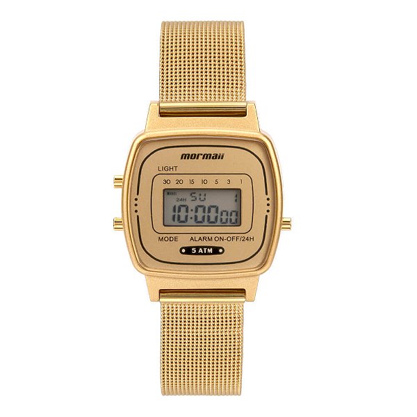 Relógio Mormaii Feminino Vintage Dourado - MO13722C/7D