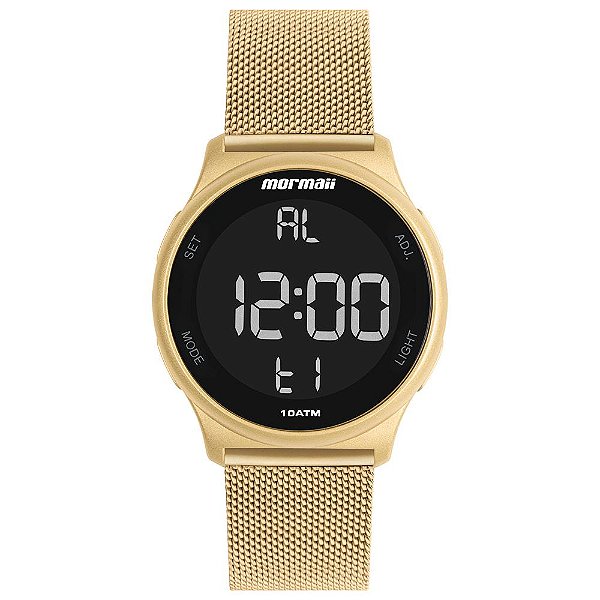 Relógio Mormaii Unissex Digi Dourado MO7700A/8D