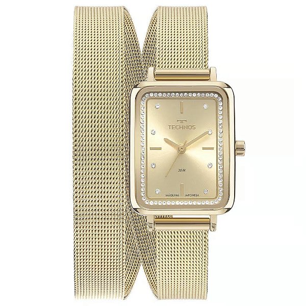 Relógio Technos Feminino Mini Dourado GL32AP/1X