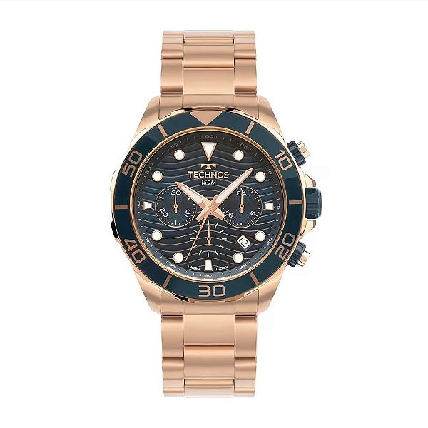 Kit Technos Masculino Acqua Rosé JS25BBW/1A Torben Grael