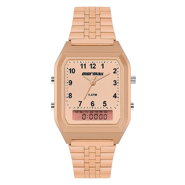 Relógio Mormaii Feminino Vintage Rosé - MOPC21JALH/7J