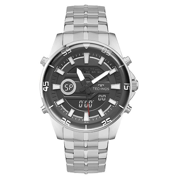 Relógio Technos Masculino Ts Digiana Prata - AD1388BAB/1F