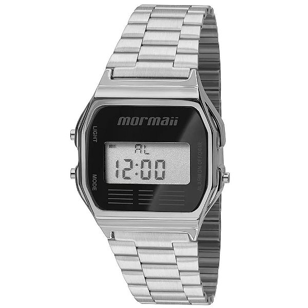 Relógio Mormaii Unissex Vintage Prata - MOBJ3808AA/3P