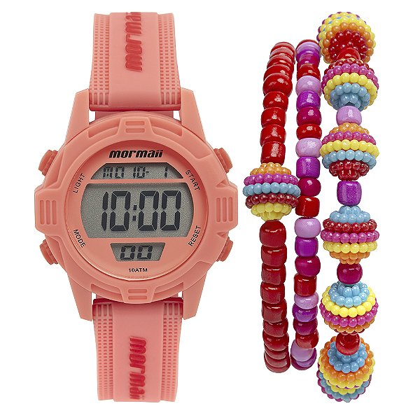 Kit Relógio Mormaii Infantil Nxt MO13800A/K8T + pulseira