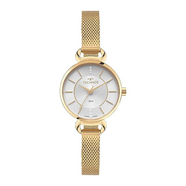 Relógio Technos Feminino Mini Dourado - 2035NBQ/1K