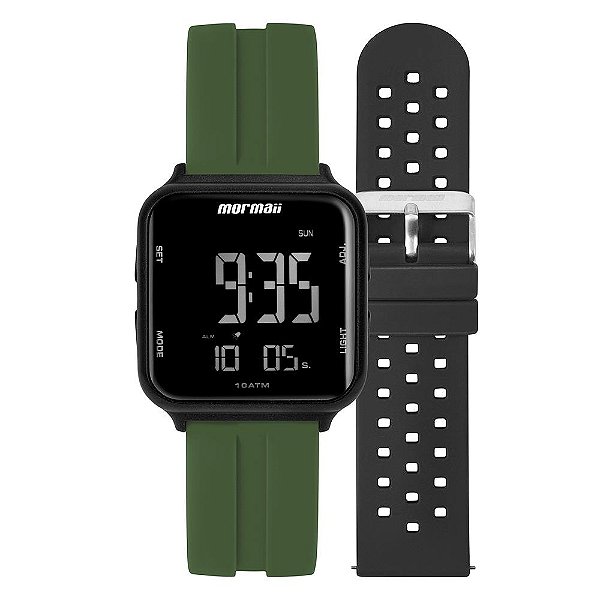 Relógio Mormaii Lab Digi MO6600AN/T8V troca pulseira