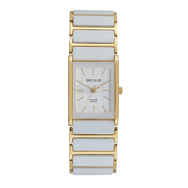 Relógio Feminino Seculus Cerâmica 77230LPSVDQ1
