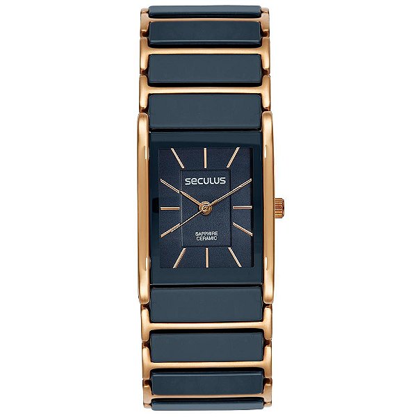 Relógio Feminino Seculus Cerâmica 77230LPSVRQ3