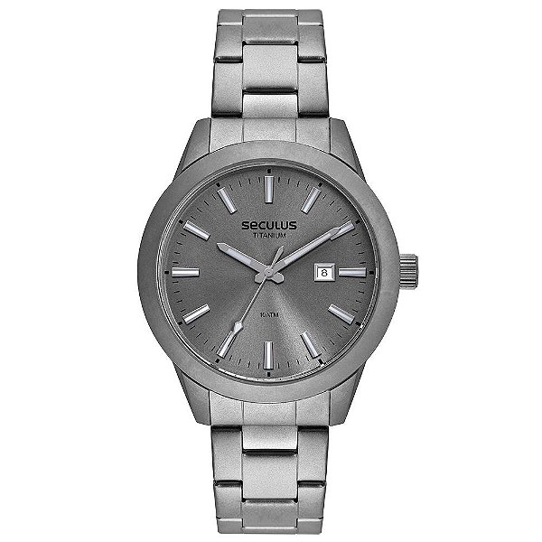 Relógio Seculus Masculino Titânio 44171G0SVNT1