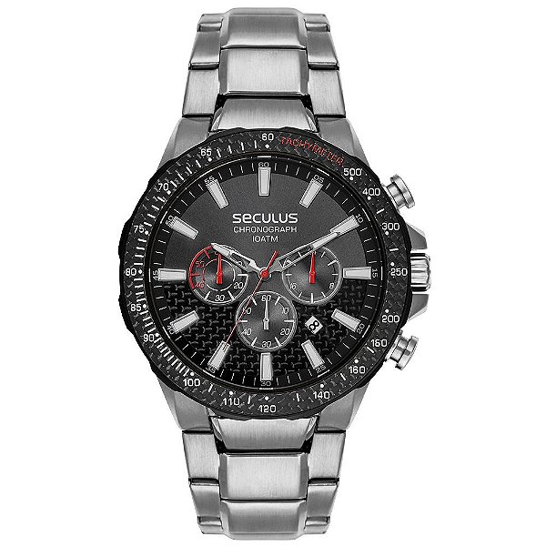 Relógio Seculus Masculino Fibra de Carbono 77302GPSVCA1