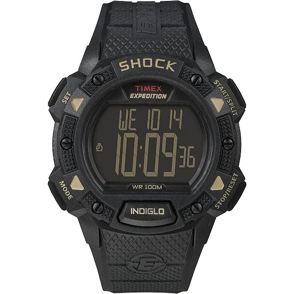 Relógio Timex Digital Expedition Shock Preto T49896