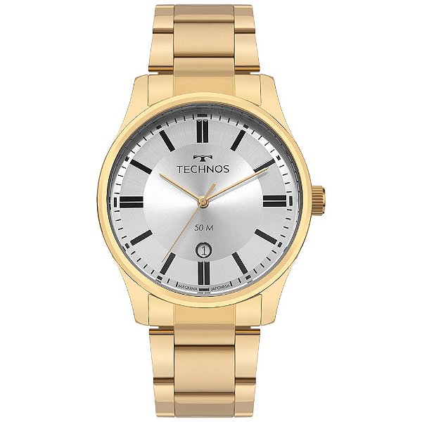Relógio Technos Masculino Steel Dourado - 2115UAA/1K
