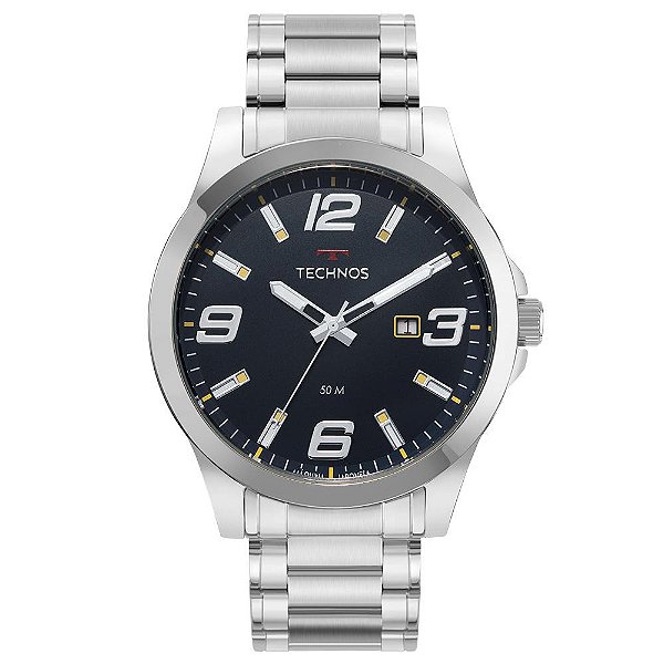 Relógio Technos Masculino Racer Basico Prata - 2115MOLS/1A