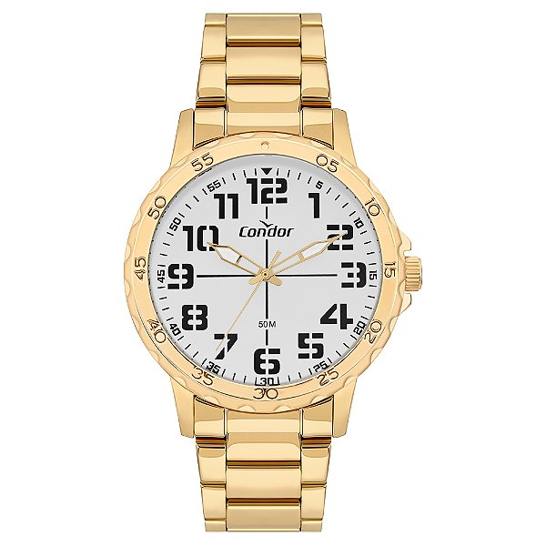 Relógio Condor Masculino Militar Dourado - CO2035NGD/4B