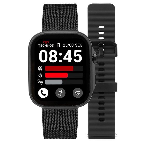 Relógio Smartwatch Unissex Connect Preto TMAXCAA/9P