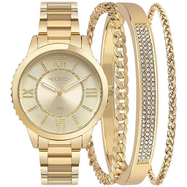 Kit Euro Feminino Soul Dourado - EU2035YWD/K4D