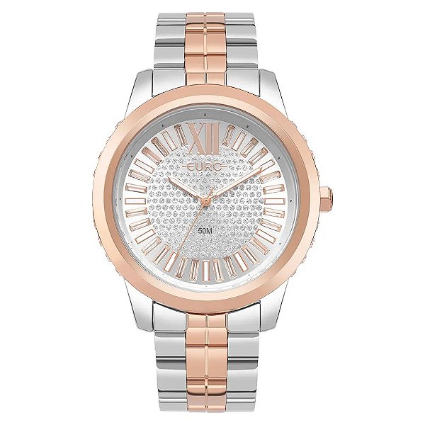 Relógio Euro Feminino Stones Bicolor - EU2035YVT/4J