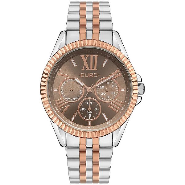 Relógio Euro Feminino Multiglow Bicolor - EU6P29AIW/4M