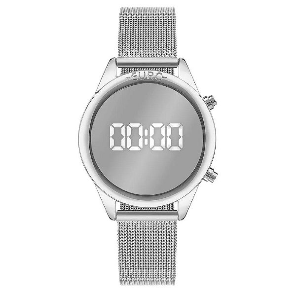Relógio Euro Feminino Ff Reflexos Prata - EUDS8054AG/4K