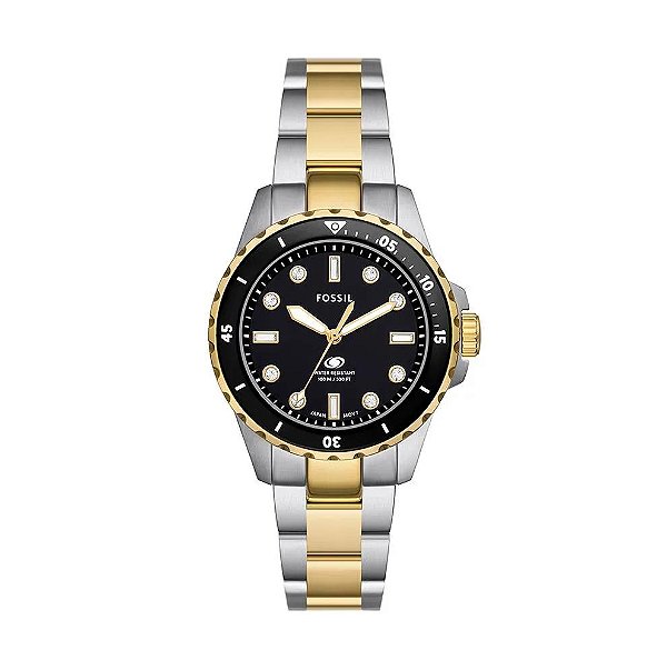 Relógio Fossil Feminino Fossil Blue Bicolor - ES5349/1KN
