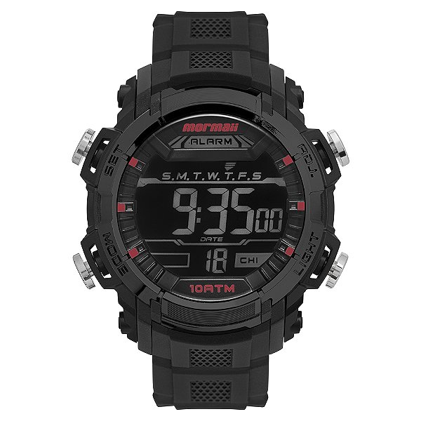 Relógio Mormaii Masculino Action Preto - MO1041/8P