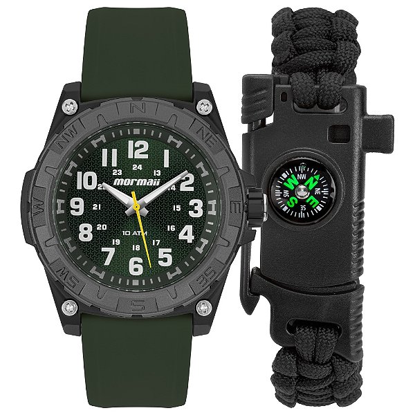 Kit Mormaii Masculino Casual Preto - MO2035LZ/K8V