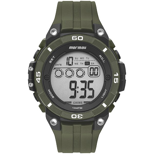 Relógio Mormaii Masculino Wave Verde - MO2912A/8V