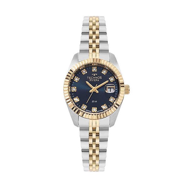 Relógio Technos Feminino Riviera Bicolor - 2015CEM/1A