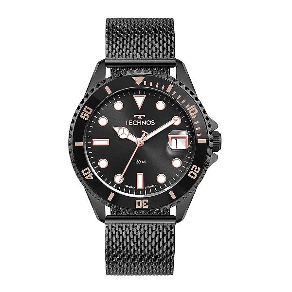 Relógio Technos Masculino Acqua Preto - 2415ED/1P