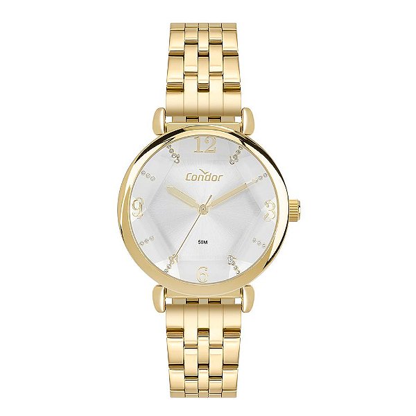 Relógio Condor Feminino Elegante Dourado - CO2035NJQ/4K