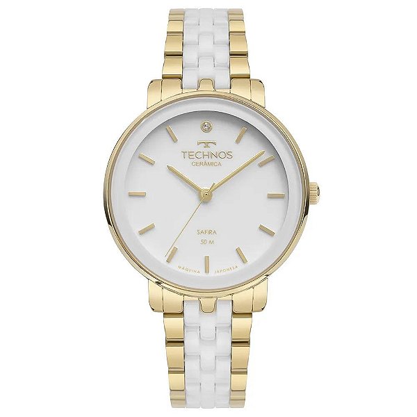 Relógio Technos Feminino Ceramic Sapphire  - 2035MZL/1B