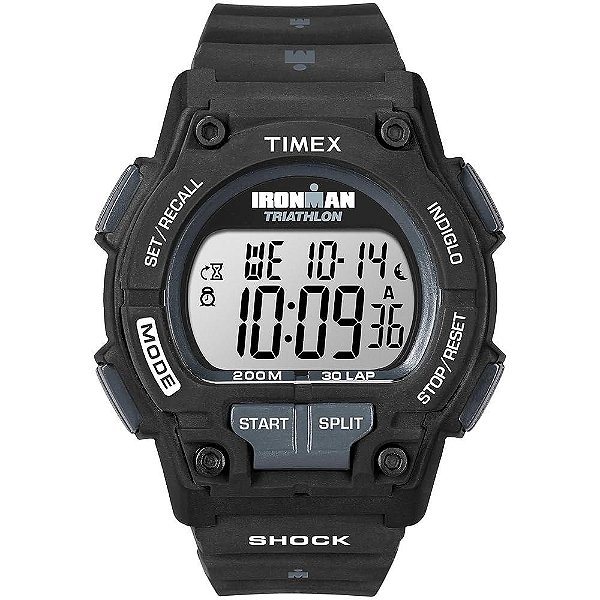 Relógio Timex Masculino Digital Shock Ironman Triathlon T5K196
